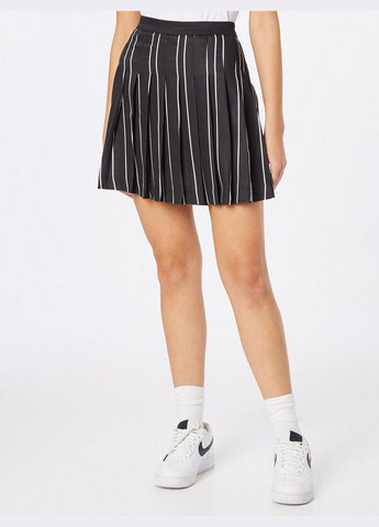 Черная юбка демисезон,черный в белый узор, NA-KD