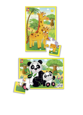 М'які пазли А5 колір різнокольоровий ЦБ-00262616 Vladi toys (307362348)