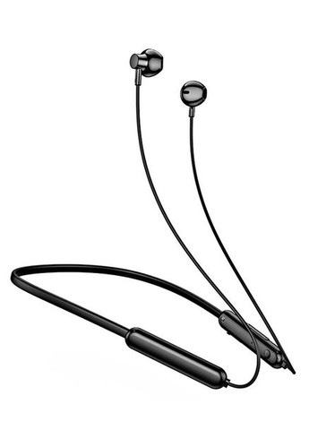 Наушники беспроводные для спорта с микрофоном ES67 на шею Bluetooth 130mAh Black Hoco (330597192)