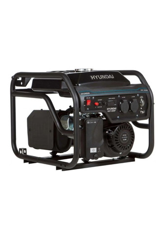 Бензиновый генератор HHY 3050F (3 кВт, 50 Гц, 230 В, 15 л) однофазный (23142) Hyundai (295031929)