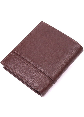 Портмоне для документів чоловіче з натуральної шкіри 21322 Коричневий Karya (306882001)