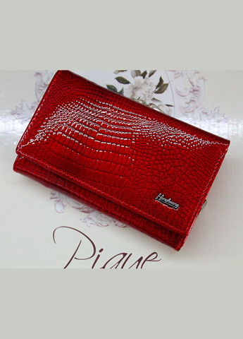 Кожаный женский кошелек на кнопке 0831 Henghuang (307284847)