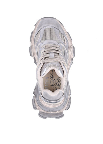 Женские Кроссовки XH231-5 Серый Кожа MIRATON серые демисезоны (330179725)