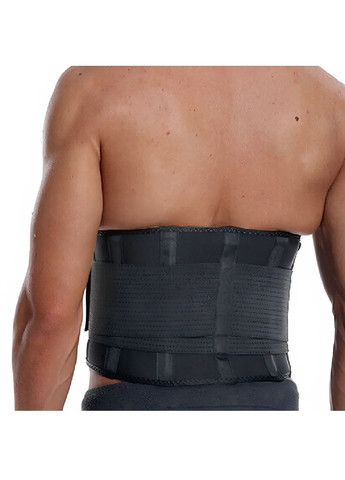 Стягуючий еластичний коригувальний пояс корсет на липучці для талії схуднення підтримки попереку (480213-Prob) Розмір М Unbranded (331859572)