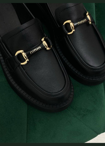 No Brand Жіночі лофери чорні шкіряні (1978) лофери чорний з натуральна шкіра, — демісезон (321951913)