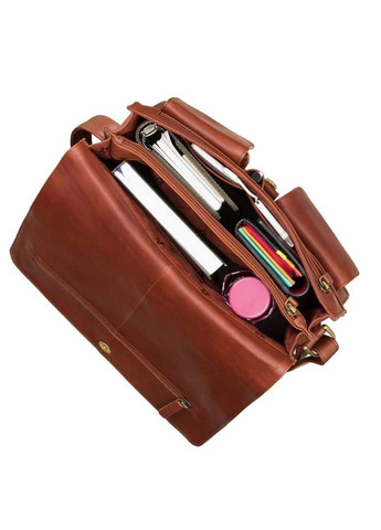 Кожаный мессенджер 753 BRN Tess Visconti (303831903)