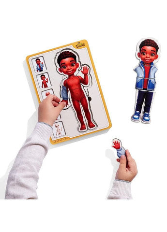 Деревянный пазл-вкладыш "Анатомия человека - мальчик-3" (ПСД262) PSD262 строение тела Ubumblebees (372495688)