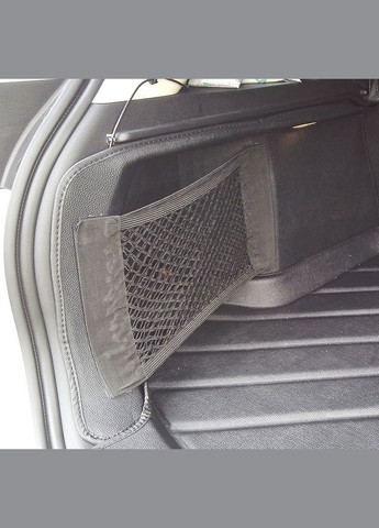 Сітка кишеня в багажник автомобіля на липучці 2 шарова 40 х 25 см (TR050414) Icar (349843787)