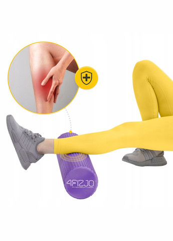 Массажный ролик CARE+ EVA 60 x 15 см (валик, роллер) Purple (P-5907739314390) 4FIZJO (301733250)