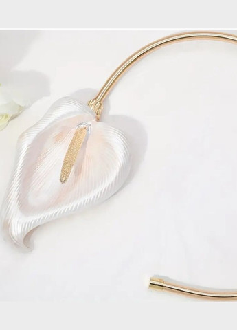 Ексклюзивне кольє намисто-скоба квітка кали, 1441 Fashion Jewelry (341085634)