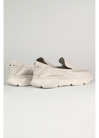 Жіночі жіночі мокасини 1100465 Geronea | молочні натуральна шкіра (301000685)