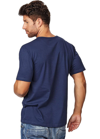 Синя футболка чоловіча 3xl джинсовий 202 new Cornette