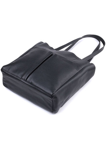 Удобная кожаная сумка-шоппер для документов и ноутбука черная (sku_22845) No Brand (329853270)