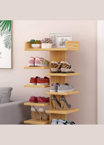 Полиця для взуття з дерева Ровередо 10 каррі (ПДО-105603) No Brand (327865933)