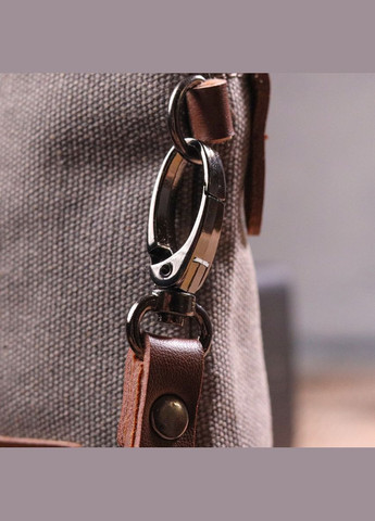 Чоловіча містка барсека з текстилю 21259 Сіра Vintage (298568077)