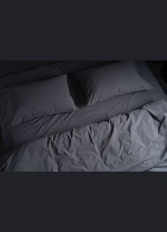 Комплект постельного белья Stonewash Dark Gray семейный 160х220 см темно (92669505) SoundSleep (307510718)