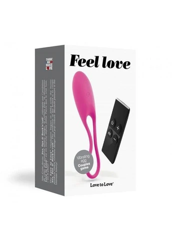 Віброяйце рожеве силіконове FEEL LOVE Love To Love (382538723)