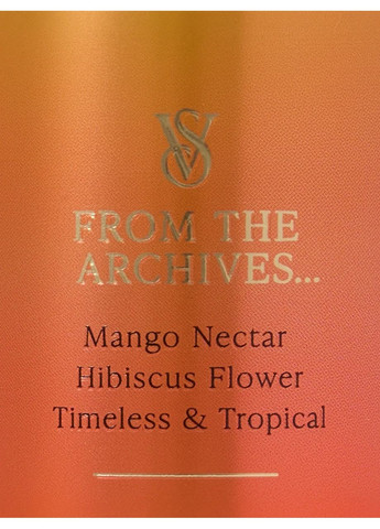 Парфумований спрей-міст Body Mist Fragrance аромат Mango Temptation, 250 мл Victoria's Secret (339874170)