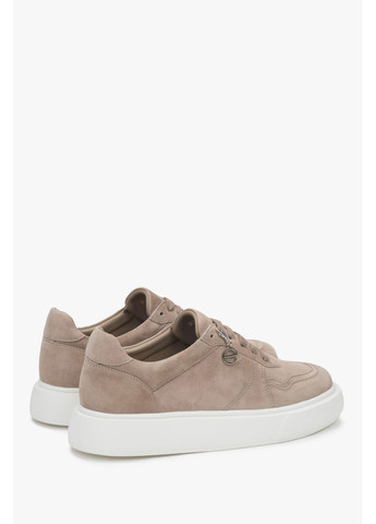 Бежеві кеди низькі, колір бежевий Estro