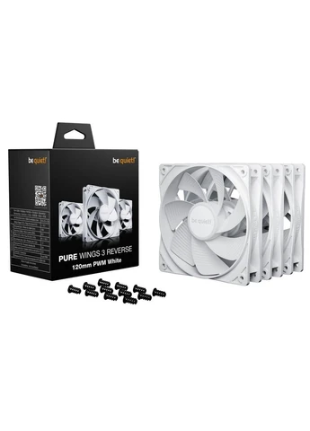 Вентилятор Pure Wings 3 120mm PWM Reverse 3-Pack White (BL136) be quiet! (393353538)