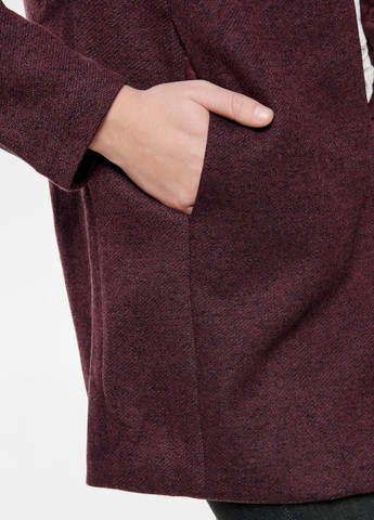 Темно-бордовое Пальто легкое,темно-бордовый, Only