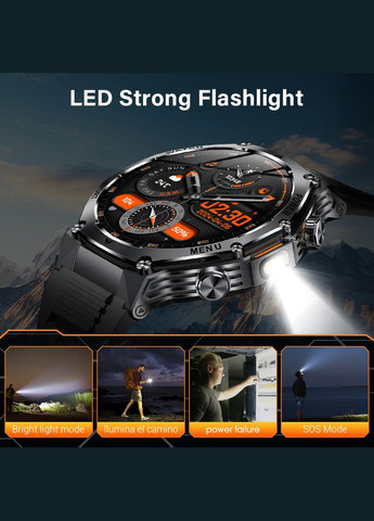 Smart Surf X Pro Black Rubber, 2 ремешка UWatch (346529838)