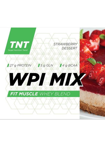 Ізолят зі смаком полуничний десерт WPI MIX 1 кг TNT (369954079)