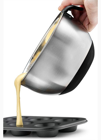 Миски SS с крышками/терками d18/22/26см Home (315714327)