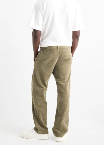 Хаки повседневный демисезонные брюки C&A