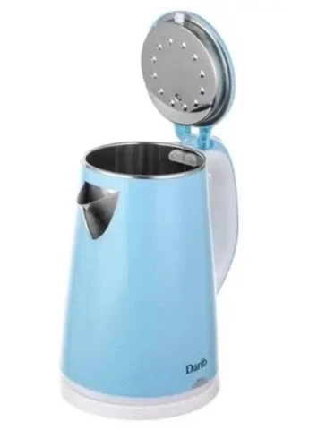 Чайник электрический пластиковый с двойной стенкой DR2303 BLUE 78869 Dario (316588911)