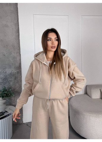 Трендовий теплий костюм на флісі No Brand (366391837)