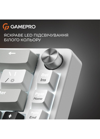 Клавіатура Genesis MK116 Silverlight GAMEPRO (370620428)