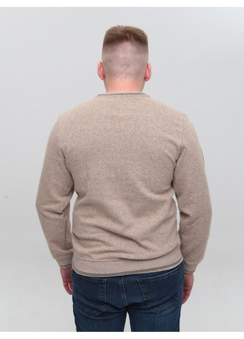 Бежевий джемпер чоловічий бежевий великі розміри джемпер Jean Piere Пряма