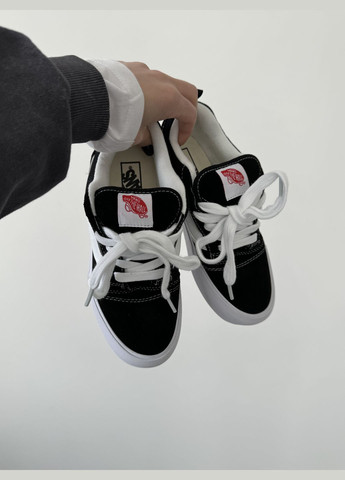 Кросівки жіночі Vans Knu Skool Platform black white | Адідас Кампус чорні білі No Brand чорні демісезони (316504452)