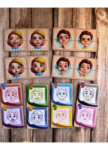 Пазл-сортер "Емоції" ПСФ 101 Ubumblebees (297129432)