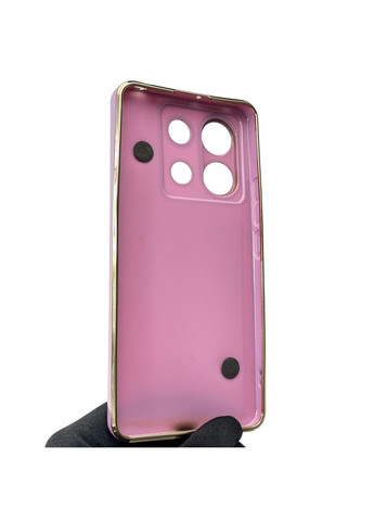 Чехол для телефона POCO X6 женский с ремешком и украшениями и золотой окантовкой на сяоми поко х6 черничный gs1 Xiaomi (366390654)