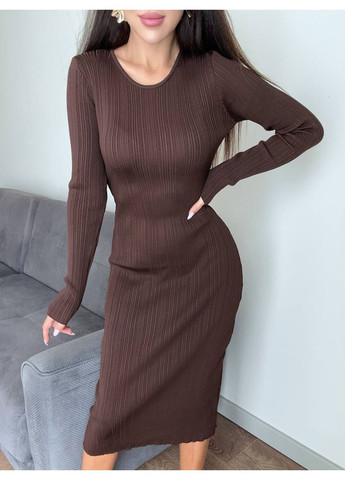 Коричневое женское платье турция Osoblyva