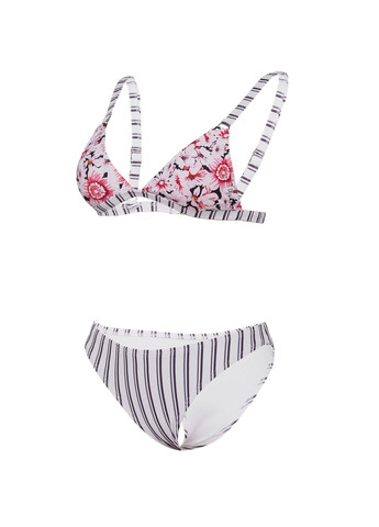 Чорно-білий літній купальник No Brand