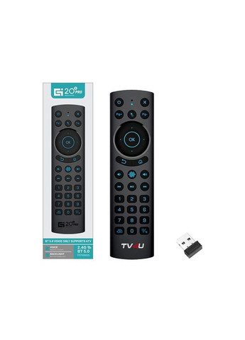 G20BTS Plus (G20s PRO Plus) Fly Air mouse Гироскопическая аеромышь пульт с голосовым управлением TV4U (341326270)