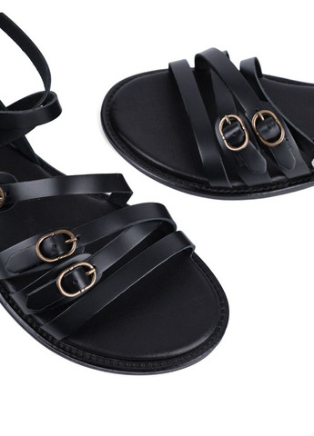 Жіночі Сандалі 338 1075 Чорний Шкіра Attizzare (362026499)