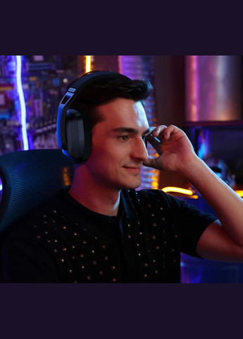 Беспроводные наушники BW06 2,4 ГГц Bluetooth Игровая гарнитура для ПК с микрофоном Grey Binnune (327433228)