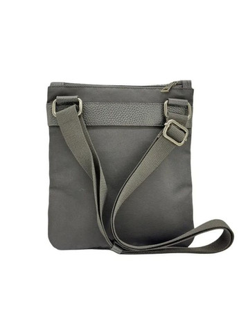 Мужская текстильная сумка с кожаными вставками через плечо, материал Оксфорд, черный. El.Club 8010510 (370286717)