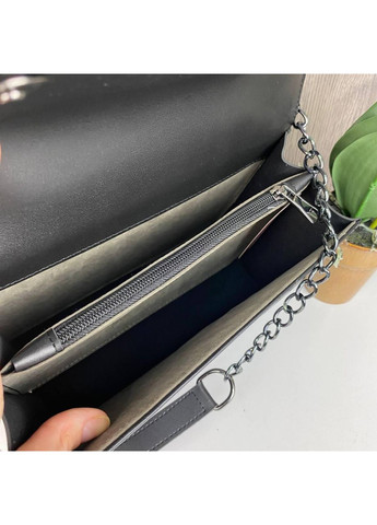 Женская мини сумочка клатч черная стеганная эко кожа ProDobro (363260124)