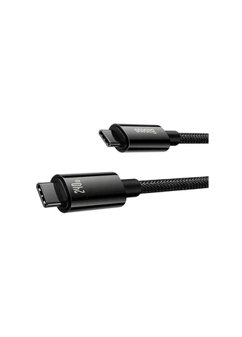 Дата кабель (ek20173) Baseus USB-C to USB-C 1.0m 240W Black (391782395)