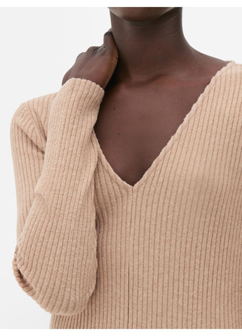 Бежевое платье демисезон,бежевый меланж, Primark