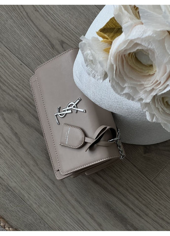 Женская сумка YSL серебро клатч No Brand (369935396)