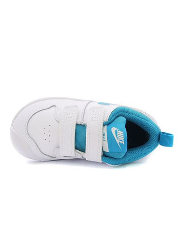 Білі всесезон кросівки kids pico 5 white/teel р.10//17.5см Nike