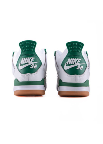 Розовые демисезонные кроссовки мужские nike air jordan 4 sb pine green найк аир джордан No Brand