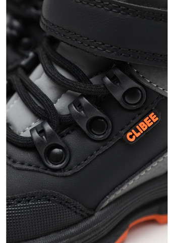 Черные зимние ботинки для мальчика цвет черный цб-00285267 Clibee