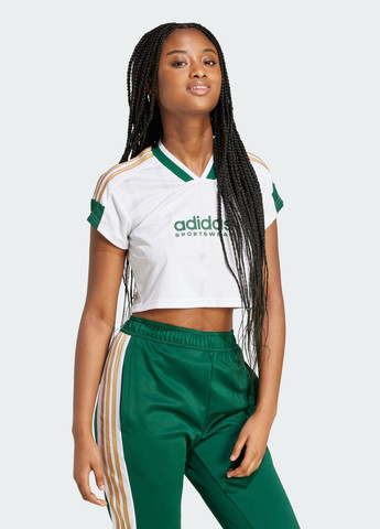 Джерси Tiro Cut 3-Stripes Crop adidas - (301835799)
